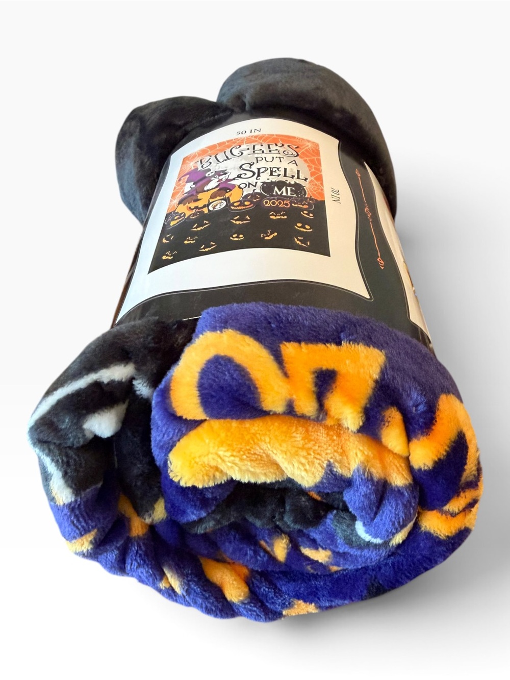 Buc-ee’s Halloween 2025 “Put a Spell on Me” Plush Blanket 50x70 NWT
